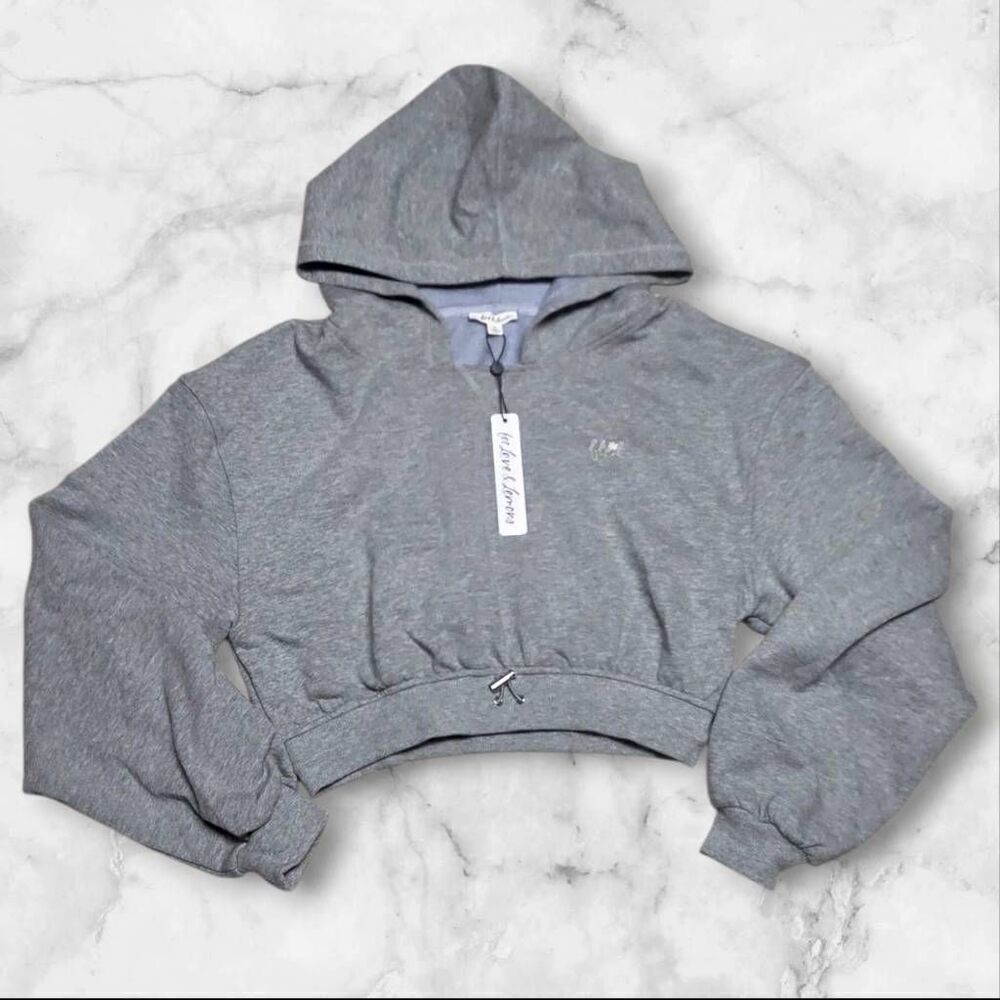 For Love & Lemons Small Gray Hoodie